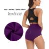 imagewirarpa Womens Underwear Cotton Super High Waisted Briefs Stretch Full Coverage Panties 4 PackMulticolora5