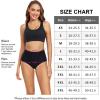 imagewirarpa Womens Underwear High Waisted Ladies Cotton Panties Soft Full Coverage Briefs 5 Pack Regular ampamp Plus Size3black  1blue  1purple5p