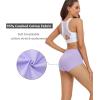 imagewirarpa Womens Underwear High Waisted Ladies Cotton Panties Soft Full Coverage Briefs 5 Pack Regular ampamp Plus SizeMulticolor015 Pack