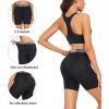 imagewirarpa Womens Underwear Modal Boxer Briefs Anti Chafing Boyshorts Panties with Crotch 4 PackBlack