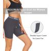 imagewirarpa Womens Underwear Modal Boxer Briefs Anti Chafing Boyshorts Panties with Crotch 4 PackBlackGrey