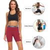 imagewirarpa Womens Underwear Modal Boxer Briefs Anti Chafing Boyshorts Panties with Crotch 4 PackBlackNavyPurpleRed