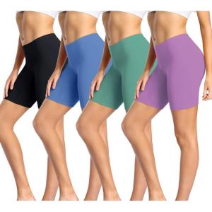 imagewirarpa Womens Cotton Boy Shorts Underwear Anti Chafing Soft Biker Short Plus Boy Shorts Panties 4 PackMulticolor584 Pack