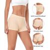 imagewirarpa Womens Boyshorts Panties Cotton Boxer Briefs for Ladies Underwear Shorts with Cotton Crotch 4 PackBeige