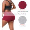 imagewirarpa Womens Boyshorts Panties Cotton Boxer Briefs for Ladies Underwear Shorts with Cotton Crotch 4 PackBlackNavyDark PurpleRed