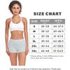 imagewirarpa Womens Boyshorts Panties Cotton Boxer Briefs for Ladies Underwear Shorts with Cotton Crotch 4 PackGrey
