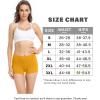 imagewirarpa Womens Boyshorts Panties Cotton Boxer Briefs for Ladies Underwear Shorts with Cotton Crotch 4 PackPinkSky BlueYellowLight Blue