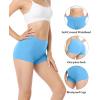 imagewirarpa Womens Boyshorts Panties Cotton Boxer Briefs for Ladies Underwear Shorts with Cotton Crotch 4 PackPinkSky BlueYellowLight Blue