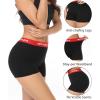 imagewirarpa Womens Cotton Boxer Briefs Underwear Boy Shorts 3quot Inseam 4 PackBlack