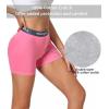 imagewirarpa Womens Cotton Boxer Briefs Underwear Boy Shorts 3quot Inseam 4 PackMintLight OrangeYellowPink