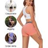 imagewirarpa Womens Cotton Boxer Briefs Underwear Boy Shorts 3quot Inseam 4 PackMintLight OrangeYellowPink