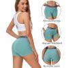 imagewirarpa Womens Cotton Boxer Briefs Underwear Boy Shorts 3quot Inseam 4 PackMintLight OrangeYellowPink