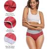 imagewirarpa Womens Cotton Underwear High Waist Breathable Briefs Soft Underpants Ladies Stretch Panties 4 PackAmulticolored024pack