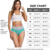 imagewirarpa Womens Cotton Underwear High Waist Breathable Briefs Soft Underpants Ladies Stretch Panties 4 PackMulticolor