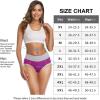 imagewirarpa Womens Cotton Underwear High Waist Breathable Briefs Soft Underpants Ladies Stretch Panties 4 PackMulticolored604pack