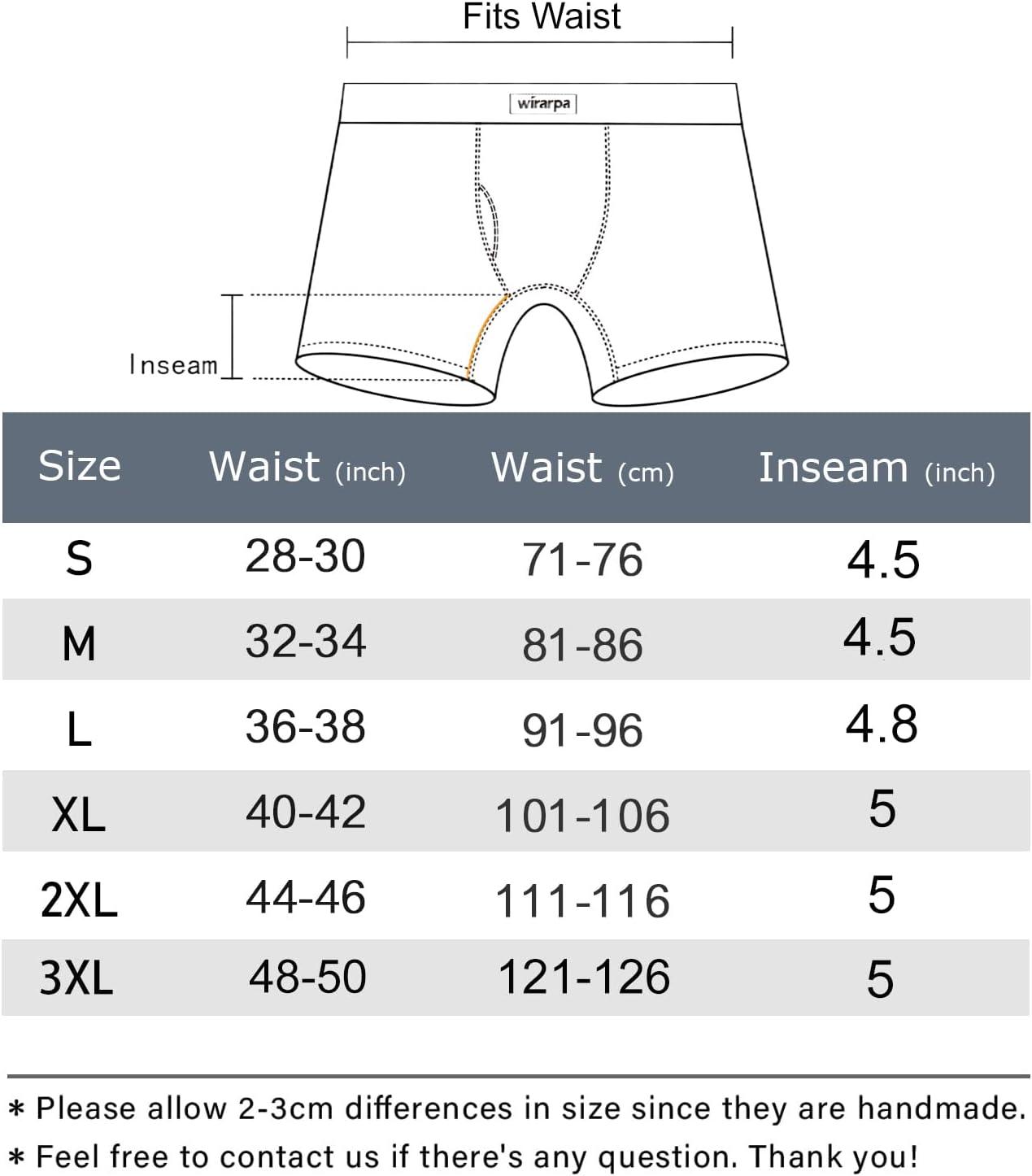 imagewirarpa Mens Underwear Boxer Briefs Micro Modal Covered Band Underpants with Fly 4 PackWhite