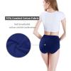 imagewirarpa Womens Cotton Underwear High Waisted Ladies Panties Full Coverage Briefs 4 Pack Regular ampamp Plus SizeBlackDeep RedNavy BluePurple  Set 8