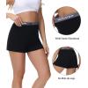 imagewirarpa Womens Cotton Sleep Shorts Comfywear Lounge Pajama Shorts 3 PackBlack
