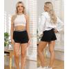 imagewirarpa Womens Cotton Sleep Shorts Comfywear Lounge Pajama Shorts 3 PackBlack