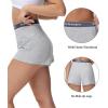 imagewirarpa Womens Cotton Sleep Shorts Comfywear Lounge Pajama Shorts 3 PackBlackDeep GrayHeather Gray