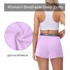 imagewirarpa Womens Cotton Sleep Shorts Comfywear Lounge Pajama Shorts 3 PackHeather GrayRedLight Purple