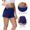 imagewirarpa Womens Cotton Sleep Shorts Comfywear Lounge Pajama Shorts 3 PackMulticolor
