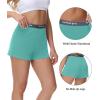 imagewirarpa Womens Cotton Sleep Shorts Comfywear Lounge Pajama Shorts 3 PackOrangeGreenPurple