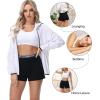 imagewirarpa Womens Cotton Sleep Shorts Comfywear Lounge Pajama Shorts 3 PackOrangeGreenPurple