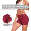 imagewirarpa Womens Modal Boy Shorts Panties Soft Microfiber Boxer Briefs Underwear 4 PackBlackRedPurpleGreen