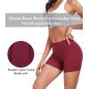 imagewirarpa Womens Modal Boy Shorts Panties Soft Microfiber Boxer Briefs Underwear 4 PackMulticolor