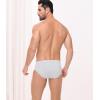 imagewirarpa Mens Underwear Cotton Stretch Briefs Covered Waistband Underpants No Fly 4 PackBlack Blue Brown Heather Grey
