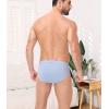imagewirarpa Mens Underwear Cotton Stretch Briefs Covered Waistband Underpants No Fly 4 PackRed Orange Yellow Blue