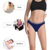 imagewirarpa Womens Bikini Panties No Panty Line Sexy Cotton Underwear 46 PackBlackDeep BlueDeep GrayHeather Gray