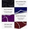 imagewirarpa Womens Cotton Underwear Mid Low Rise Full Briefs Breathable Ladies Regular Plus Size Panties 5 PackBlackGreyBluePurpleRed