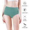 imagewirarpa Womens Modal Underwear Soft High Waist Briefs Ladies Panties 4 Pack Regular ampamp Plus SizeOrangePinkGreenBeige