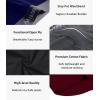 imagewirarpa Mens Boxer Briefs Cotton Stretch Underwear Open Fly Tagless Underpants Regular Leg 4 PackBlackDeep BlueRedDeep Grey