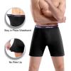imagewirarpa Mens Boxer Underwear 100 Cotton Boxers Loose Boxer Shorts Button Fly 4 PackBlackGreyRedBlue