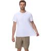 imagewirarpa Mens Cotton TShirt Short Sleeve Crew Neck Classic Undershirts for Men 2 PackWhite