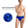 imagewirarpa Mens Underwear Modal No Fly Briefs Silky Comfortable Underpants 4 PackRedOrangeYellowBlue