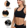 imagewirarpa Womens Bralette Cotton Racerback TBack Bralettes Crop Top No Padding Light Support 3 PackBlack