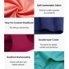 imagewirarpa Womens Cotton High Waisted Underwear Full Coverage Cotton Brief Panties 5 PackMulticolor5 Pack