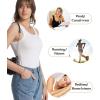 imagewirarpa Womens Tank Tops Cotton Undershirts Tanks Top Comfy Camis Base Layer 2PackWhite