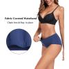 imagewirarpa Womens Underwear Cotton Hipster Panties Ladies Panties 6 Pack Regular ampamp Plus SizeBlackBlueGreenRedPurpleGrey