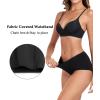 imagewirarpa Womens Underwear Cotton Hipster Panties Ladies Panties 6 Pack Regular ampamp Plus SizeBlackBluePurpleOrangePinkGreen