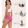 imagewirarpa Womens Underwear Cotton Hipster Panties Ladies Panties 6 Pack Regular ampamp Plus SizeBlackBluePurpleOrangePinkGreen