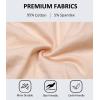 imagewirarpa Womens Underwear Cotton Hipster Panties Ladies Panties 6 Pack Regular ampamp Plus SizeBlackGreyBeige