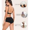 imagewirarpa Womens Underwear Cotton Hipster Panties Ladies Panties 6 Pack Regular ampamp Plus SizeBlackGreyBeige