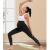 imagewirarpa Womens Maternity Leggings Over The Belly Pregnancy Yoga Pants Buttery Workout Activewear 25quotBlack