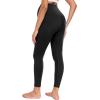 imagewirarpa Womens Maternity Leggings Over The Belly Pregnancy Yoga Pants Buttery Workout Activewear 25quotBlack