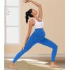 imagewirarpa Womens Maternity Leggings Over The Belly Pregnancy Yoga Pants Buttery Workout Activewear 25quotBright Blue
